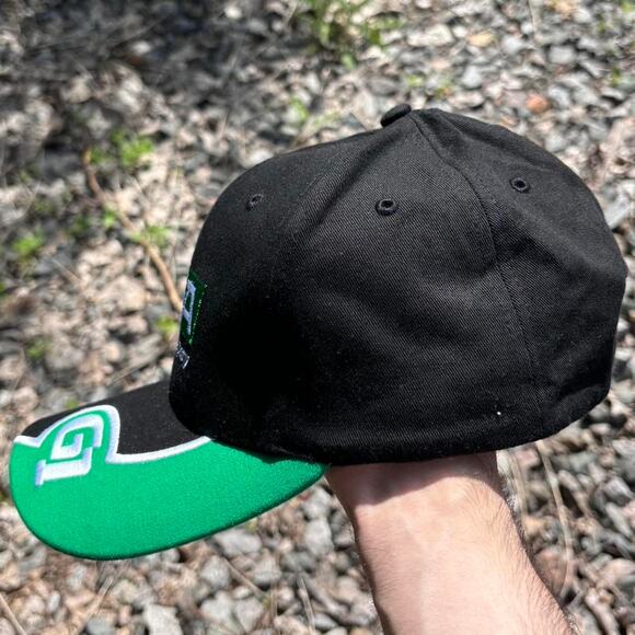 Y2K Black & Green Dad Hat! Nascar Style - Picture 4 of 7